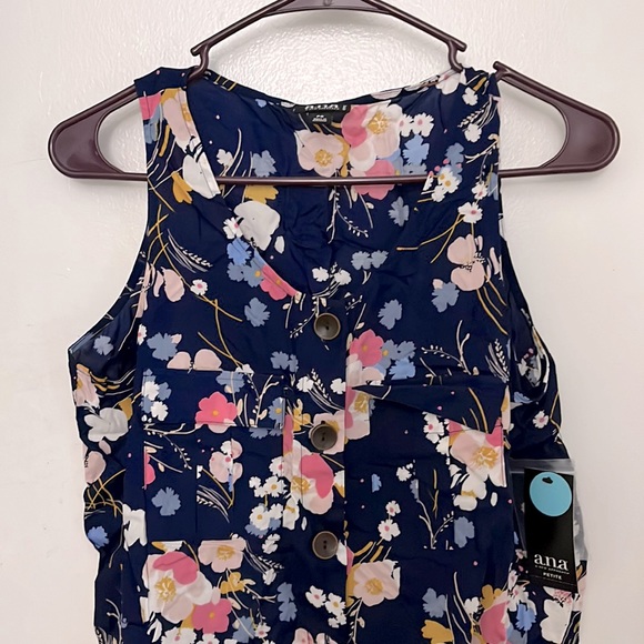 Petite Tie Front Top - Picture 2 of 2